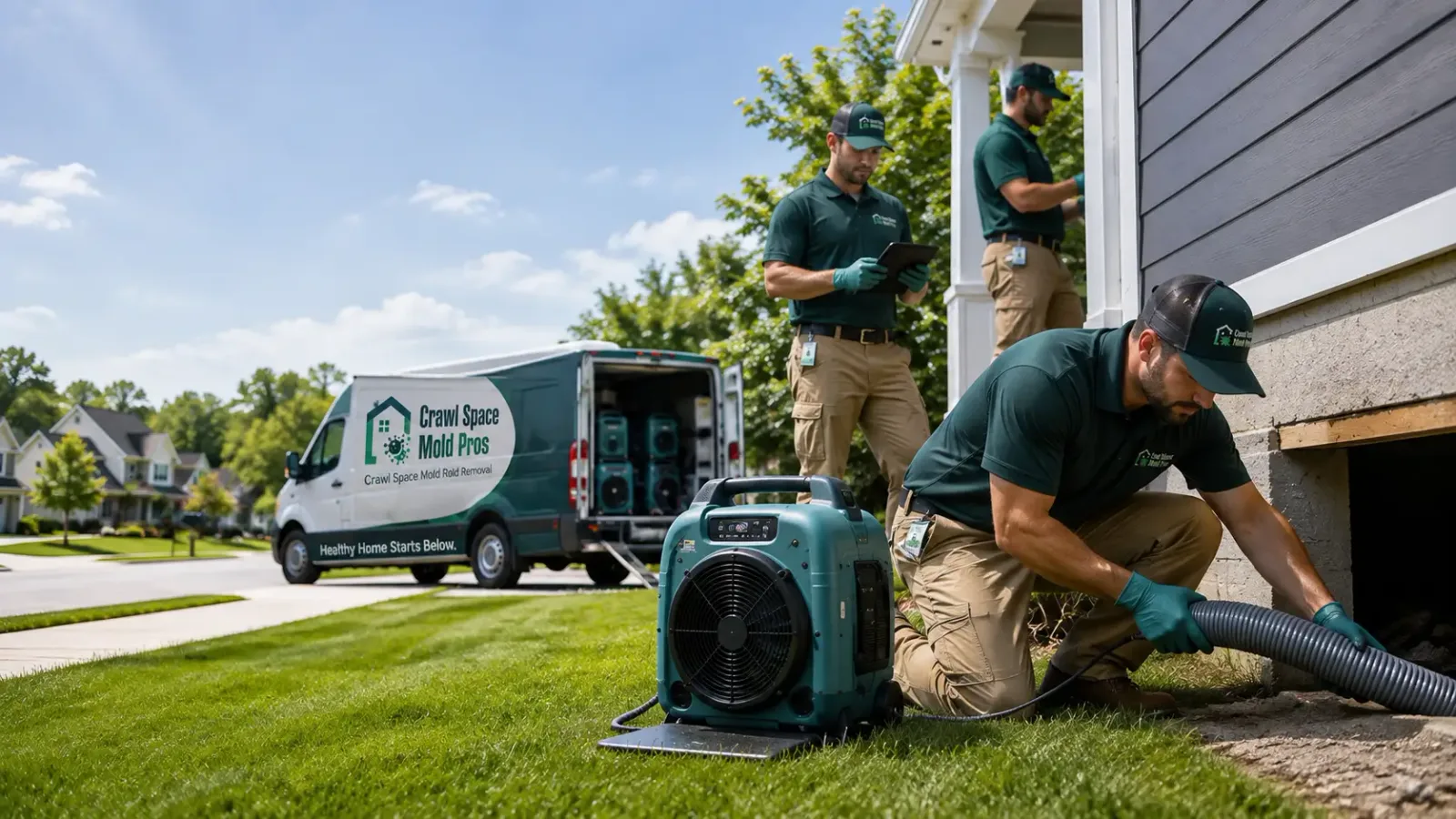 Crawl Space Mold Removal in Norton, KS